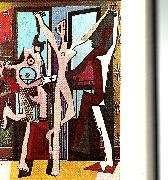 pablo picasso tre dansande oil painting on canvas